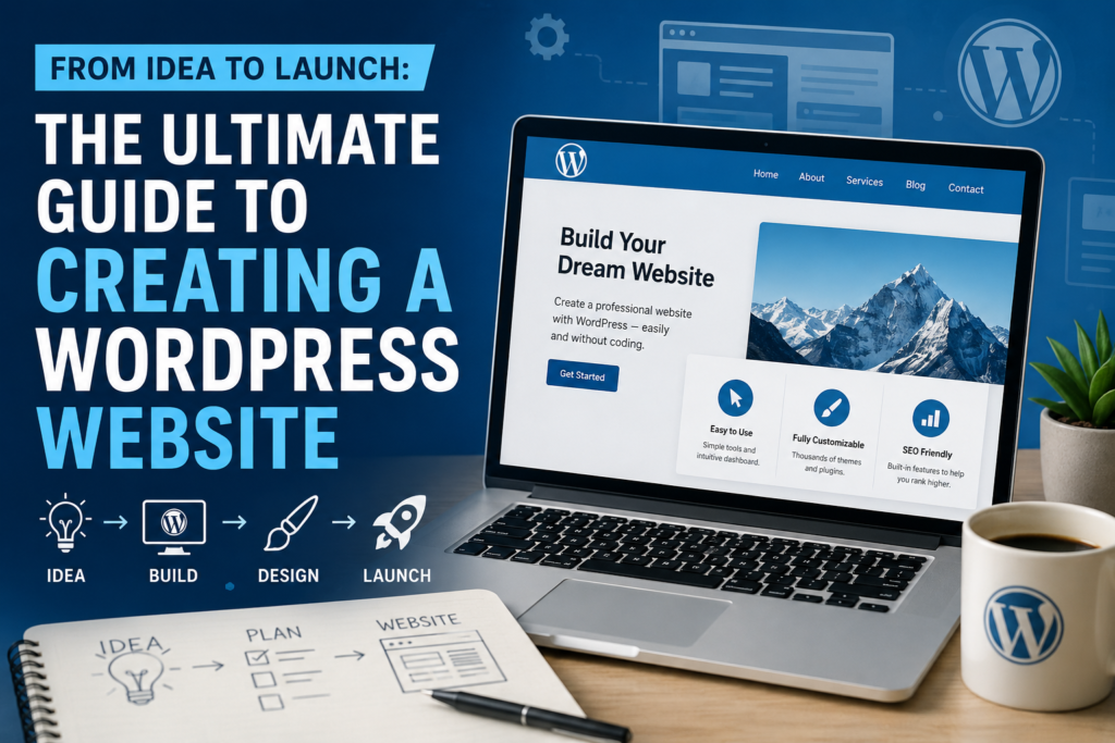 From Idea to Launch: The Ultimate Guide to Creating a WordPress Website 721c8e14 aa28 4856 9ad6 0399837fea2e